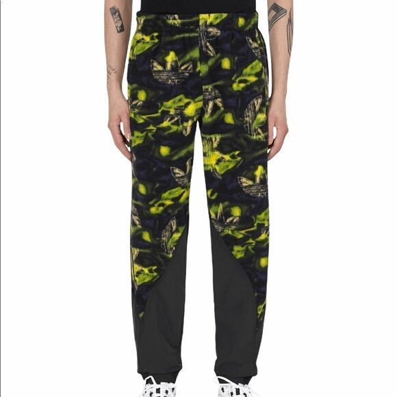 Adidas Big Trefoil Polar Fleece Print Track Pants - Picture 5 of 8